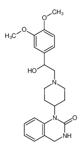 79106-35-7 1-{1-[2-(3,4-Dimethoxy-phenyl)-2-hydroxy-ethyl]-piperidin-4-yl}-3,4-dihydro-1H-quinazolin-2-one