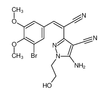 5844-03-1 structure, C17H16BrN5O3