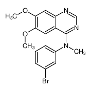 N-(3-bromophenyl)-6,7-dimethoxy-N-methylquinazolin-4-amine 229476-53-3