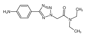 2-[5-(4-Amino-phenyl)-tetrazol-2-yl]-N,N-diethyl-acetamide 436092-91-0