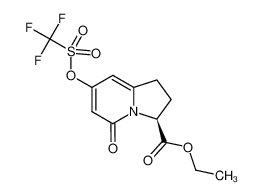 1445865-63-3 spectrum, ethyl (3S)-5-oxo-7-{[(trifluoromethyl)sulfonyl]oxy}-1,2,3,5-tetrahydroindolizine-3-carboxylate