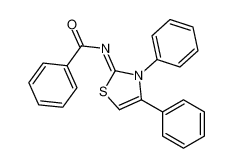 72149-83-8 spectrum, N-(3,4-diphenyl-1,3-thiazol-2-ylidene)benzamide