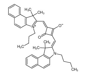 1-(1,1-Dimethyl-3-butyl-1H-benzoeindol-2-ylidenemethyl)-3-(1,1-dimethyl-3-butyl-1H-benzoeindolium-2-yl-methylene)-cyclobuten-2-one-4-olate 125597-36-6