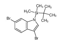 184636-93-9 structure, C14H19Br2NSi