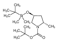 1123305-80-5 1,1-dimethylethyl (2S,4S)-4-{[(1,1-dimethylethyl)(dimethyl)silyl]oxy}-2-methyl-1-pyrrolidinecarboxylate