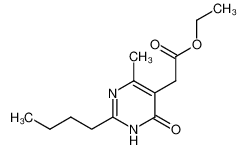 2-丁基-1,4-二氢-6-甲基-4-氧代-5-嘧啶乙酸乙酯