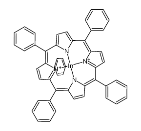 63036-68-0 {(tetraphenylporphyrinato)(σ-C6H5)indium(III)}