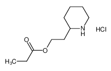 2-(2-Piperidinyl)ethyl propanoate hydrochloride 1220021-36-2