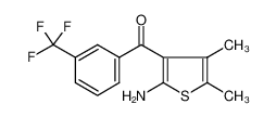 132861-87-1 structure, C14H12F3NOS