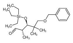 212509-18-7 (2S,3R)-5-(benzyloxy)-2,4,4-trimethyl-3-((triethylsilyl)oxy)pentanal