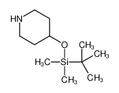 tert-butyl-dimethyl-piperidin-4-yloxysilane 97231-91-9