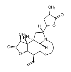 486421-64-1 (2S,31R,7aR,8R,8aS,11S,11aS,11bR)-11-methyl-2-((2S,4S)-4-methyl-5-oxotetrahydrofuran-2-yl)-8-vinyldodecahydroazepino[3,2,1-hi]furo[3,2-e]indol-10(2H)-one