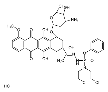 104719-78-0 structure, C37H44Cl3N4O11P