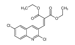 diethyl 2-[(2,6-dichloroquinolin-3-yl)methylidene]propanedioate 1031928-77-4