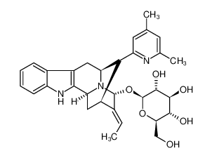 (2S,3R,4S,5S,6R)-2-(((6S,8R,10S,11aS,E)-11-(4,6-dimethylpyridin-2-yl)-9-ethylidene-5,6,8,9,10,11,11a,12-octahydro-6,10-methanoindolo[3,2-b]quinolizin-8-yl)oxy)-6-(hydroxymethyl)tetrahydro-2H-pyran-3,4,5-triol 1422506-50-0