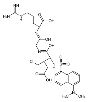 119206-61-0 structure, C26H36ClN7O8S