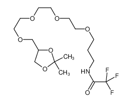 N-[15,16-O-(ISOPROPYLIDENE)-4,7,10,13-TETRAOXA-HEXADECYL]TRIFLUOROACETAMIDE