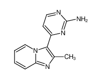 4-(2-methylimidazo[1,2-a]pyridin-3-yl)pyrimidin-2-amine 611239-37-3