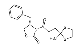 664997-39-1 (S)-1-(4-benzyl-2-thioxothiazolidin-3-yl)-3-(2-methyl-1,3-dithiolan-2-yl)propan-1-one