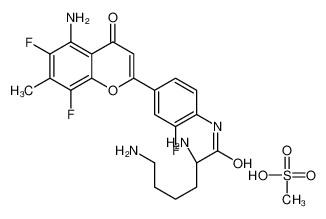 468719-52-0 structure, C23H27F3N4O6S