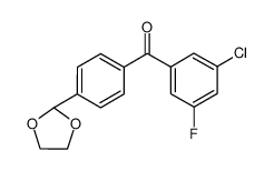 898760-62-8 structure, C16H12ClFO3