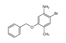 2-bromo-4-methyl-5-phenylmethoxyaniline 499770-88-6