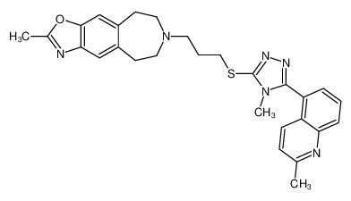 871541-68-3 structure, C28H30N6OS