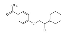 2-(4-acetylphenoxy)-1-piperidin-1-ylethanone 31188-99-5