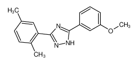 5-(2,5-Dimethylphenyl)-3-(3-methoxyphenyl)-1H-1,2,4-triazole 85303-93-1