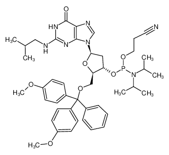 808132-82-3 structure, C44H56N7O7P