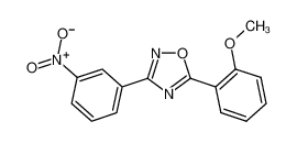 5-(2-Methoxyphenyl)-3-(3-nitrophenyl)-1,2,4-oxadiazole 352341-25-4