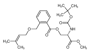 850848-18-9 (S)-2-tert-butyloxycarbonylamino-3-[2-(prenyloxymethyl)benzoyloxy]propionic acid methyl ester