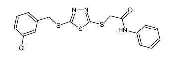 494763-23-4 structure, C17H14ClN3OS3