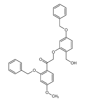 1322728-38-0 spectrum, 2-(5-(benzyloxy)-2-(hydroxymethyl)phenoxy)-1-(2-(benzyloxy)-4-methoxyphenyl)ethan-1-one