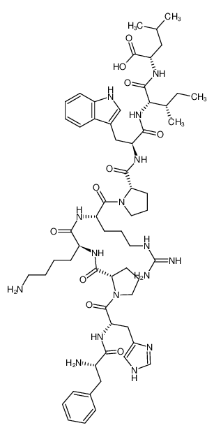 117442-29-2 structure, C60H88N16O10