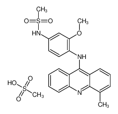 methanesulfonic acid,N-[3-methoxy-4-[(4-methylacridin-9-yl)amino]phenyl]methanesulfonamide 51963-58-7