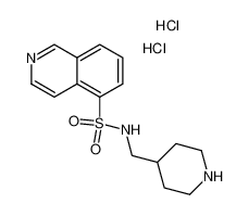 N-(piperidin-4-ylmethyl)isoquinoline-5-sulfonamide,dihydrochloride 126264-57-1