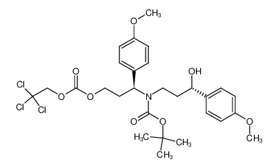 159848-86-9 structure, C28H36Cl3NO8