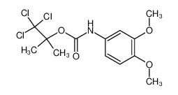 109682-63-5 spectrum, 1,1,1-trichloro-2-methylpropan-2-yl (3,4-dimethoxyphenyl)carbamate