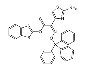 (Benzothiazol-2-yl)-(Z)-2-trityloxyimino-2-(2-aminothiazole-4-yl)-thioacetate 143183-03-3
