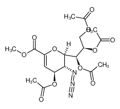 136737-08-1 methyl 4,7,8,9-tetra-O-acetyl-2,6-anhydro-5-azido-3,5-dideoxy-2-thio-D-glycero-α-D-galacto-non-2-enonate