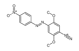 27766-47-8 structure, C14H12N5O4+