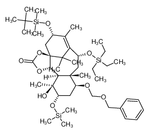 153145-37-0 structure, C44H76O9Si3