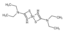 16248-90-1 structure, C10H22N2S4Sn