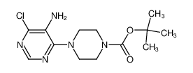 tert-butyl 4-(5-amino-6-chloropyrimidin-4-yl)piperazine-1-carboxylate 853679-43-3