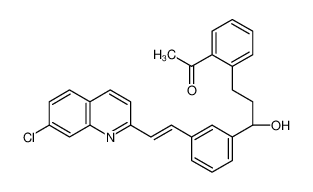 1-[2-[(3S)-3-[3-[(1E)-2-(7-氯-2-喹啉基)乙烯基]苯基]-3-羟基丙基]苯基]乙酸酯