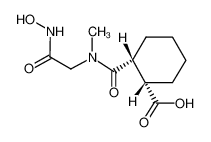 (1S,2R)-2-[[2-(hydroxyamino)-2-oxoethyl]-methylcarbamoyl]cyclohexane-1-carboxylic acid 127420-24-0