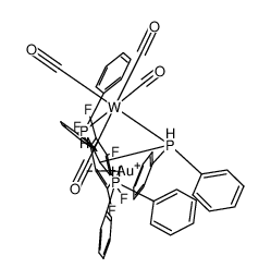 159648-21-2 structure, C47H35AuF5O4P3W