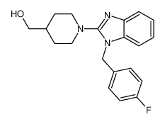 [1-[1-[(4-fluorophenyl)methyl]benzimidazol-2-yl]piperidin-4-yl]methanol 1417794-15-0