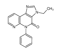 139339-09-6 3-ethyl-5-phenylimidazo[4,5-c][1,8]naphthyridin-4-one